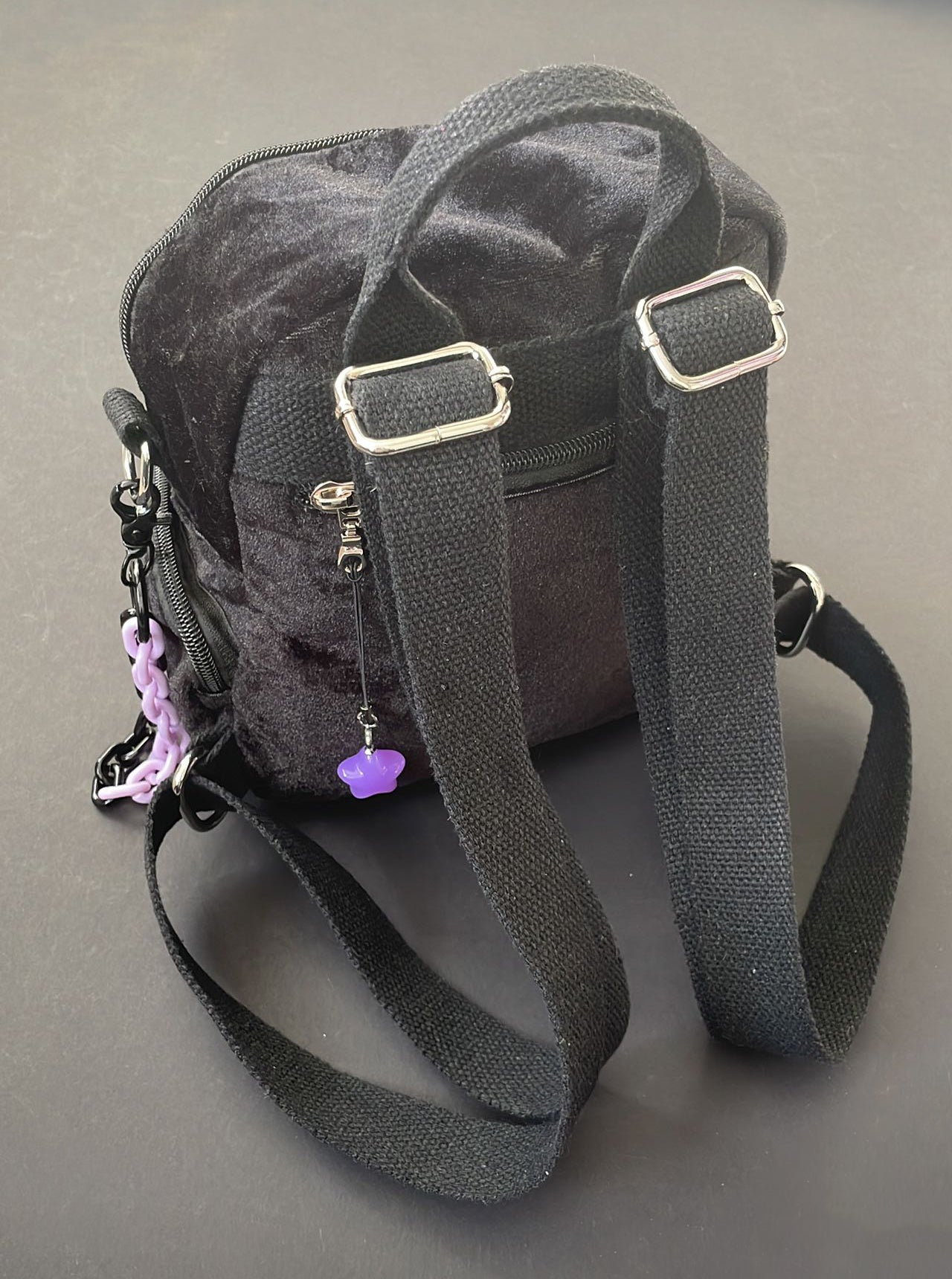 Darkling Micro Velvet Backpack