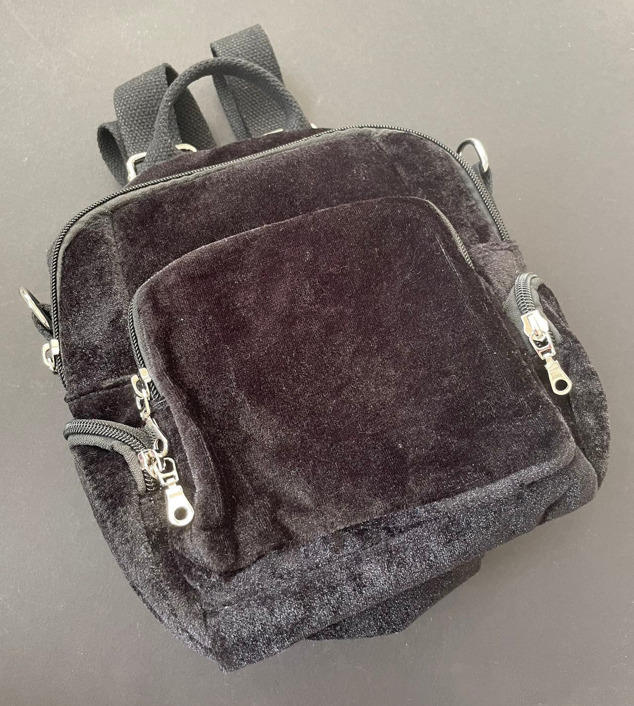 Darkling Micro Velvet Backpack