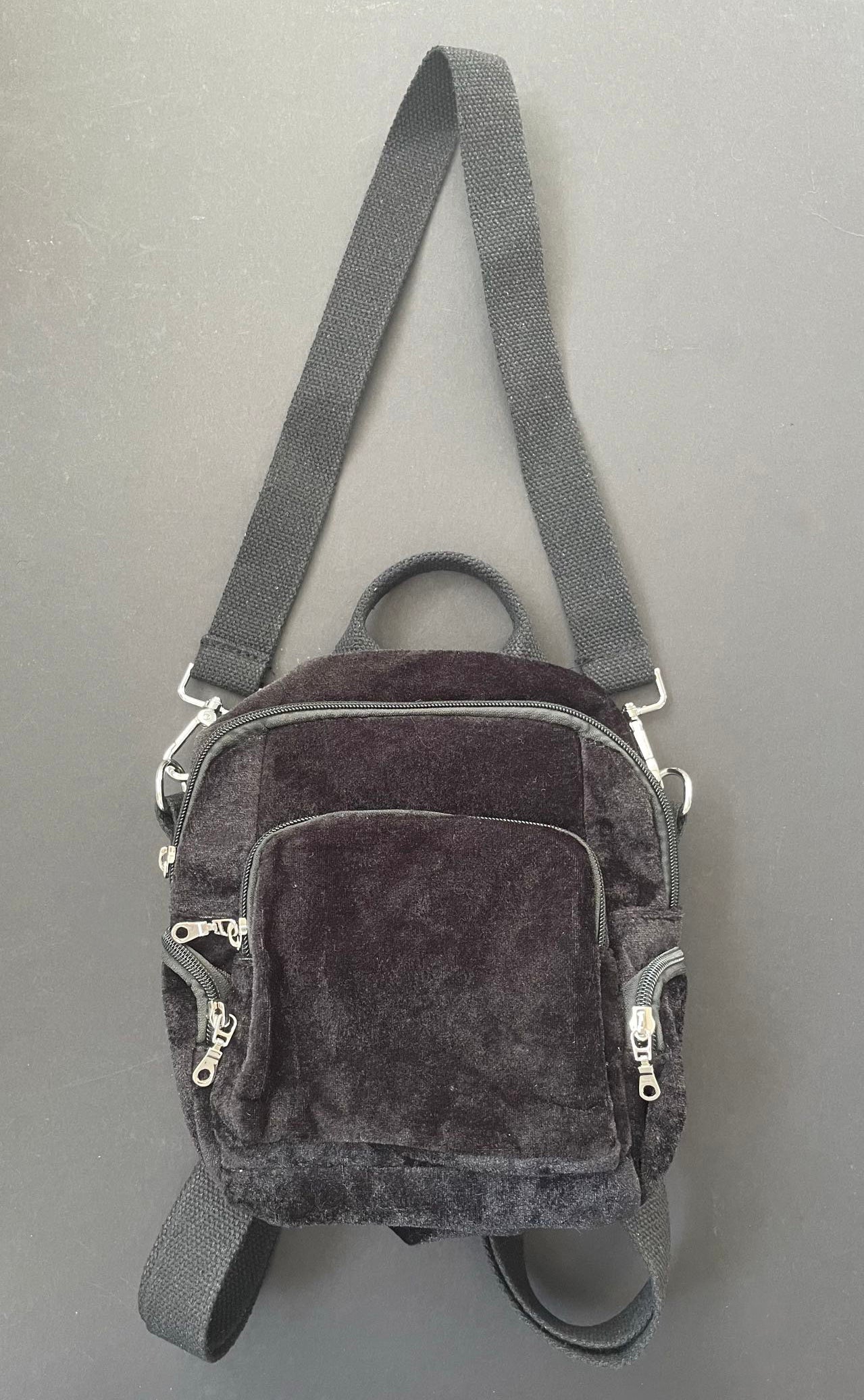 Darkling Micro Velvet Backpack