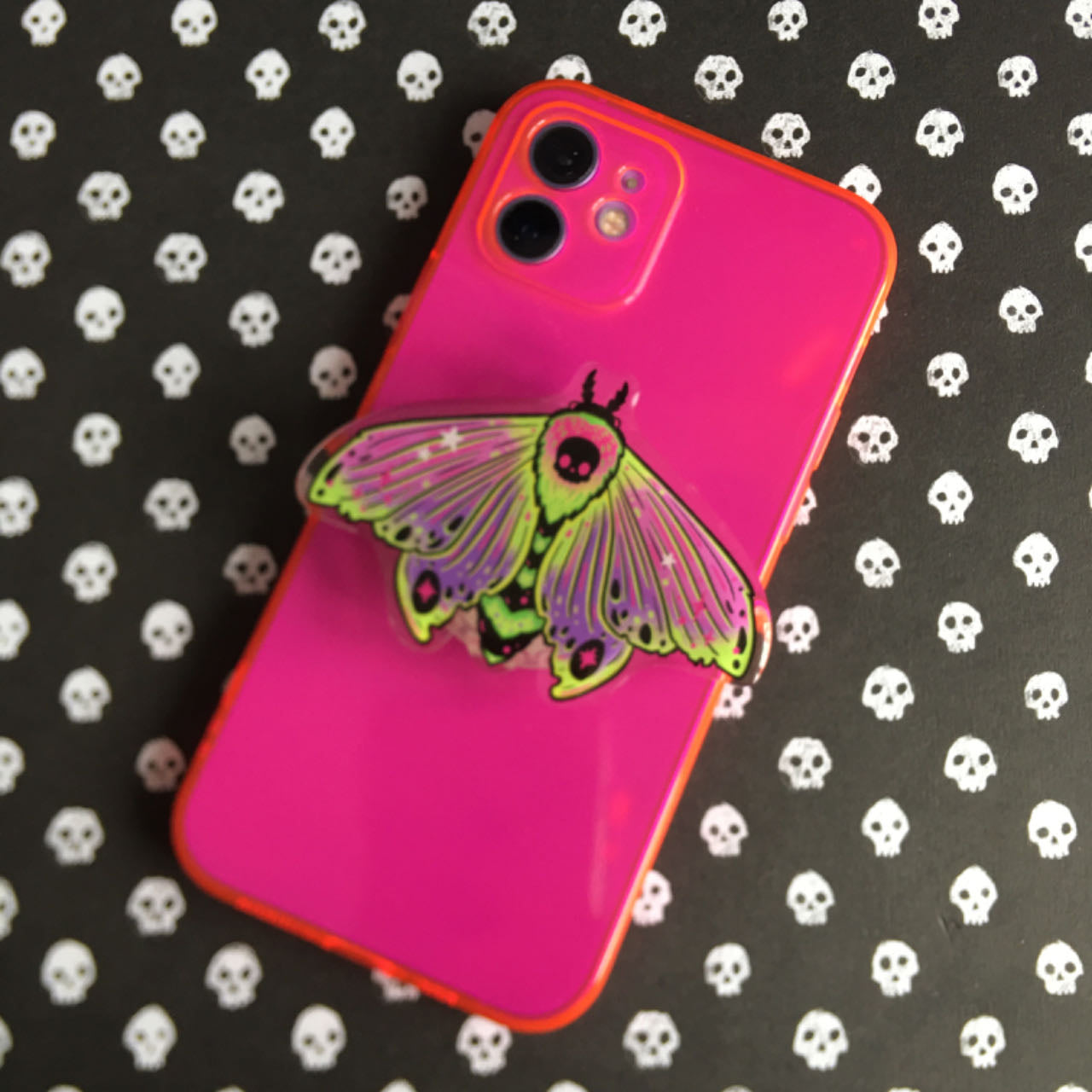 Night Pollinator Moth Phone Grip