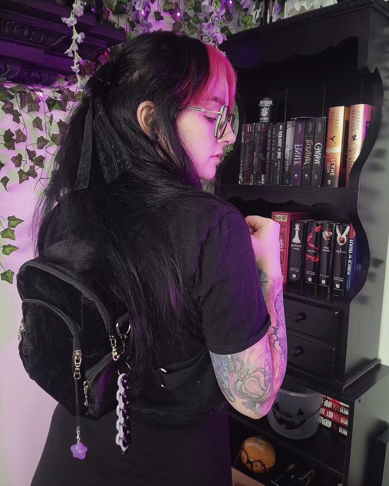 Darkling Micro Velvet Backpack