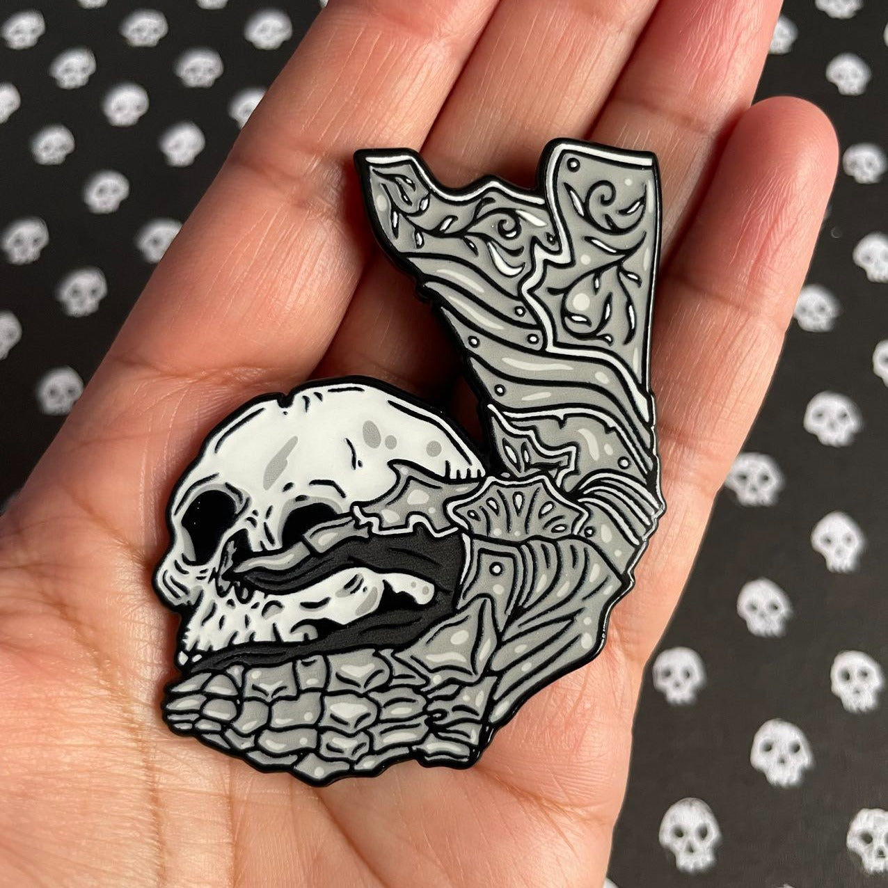 Knights Glove Enamel Pin