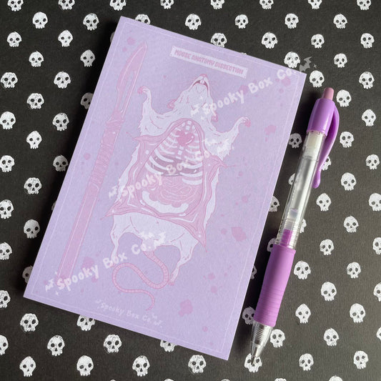 Pastel Mouse Dissection Memo Pad