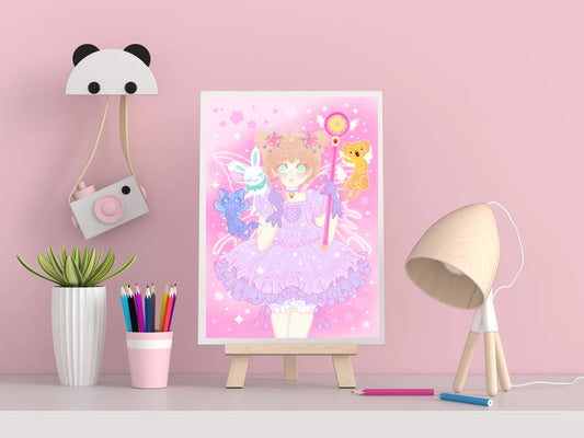Sakura Cardcaptors - Large Poster Print  - A2 Size