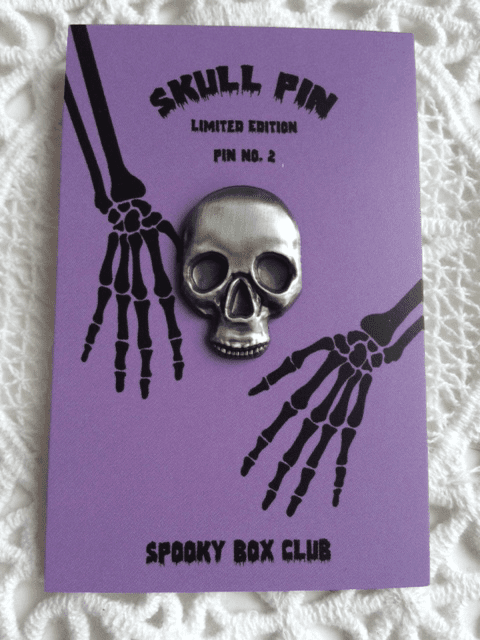 Miniature Deathly Skull Pin