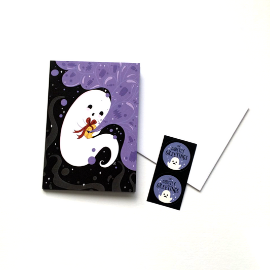 Ghostly Greeting Card Set