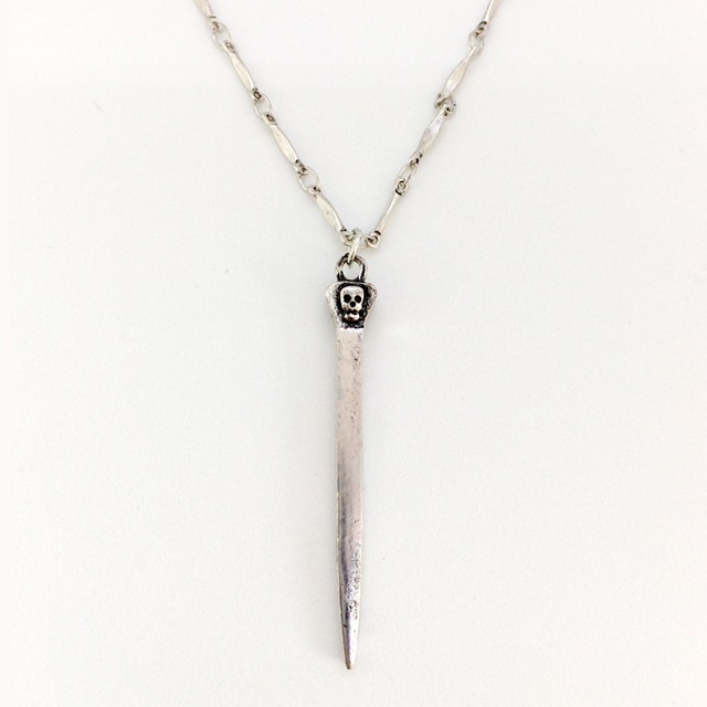 Coffin Nail Necklace – Spooky Box Club