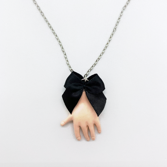Creepy Doll Hand Necklace
