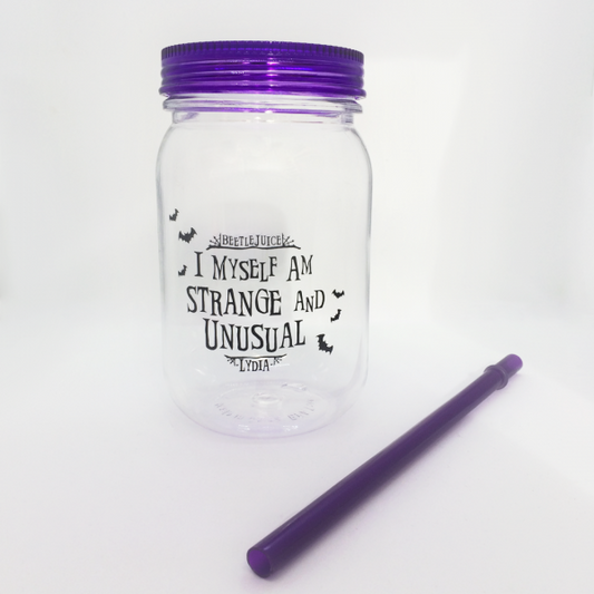 Strange & Unusual Mason Drinking Jar