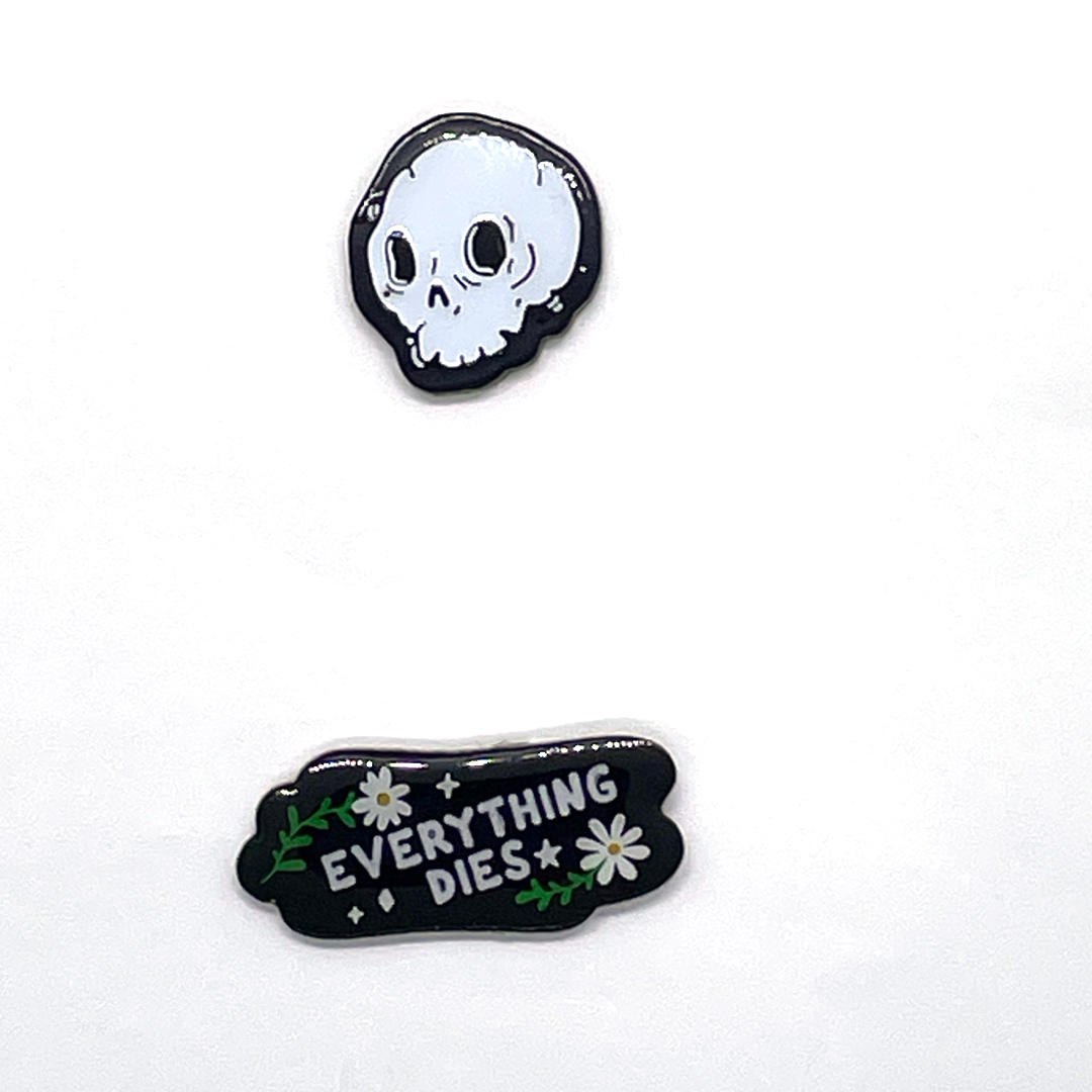 Everything Dies Enamel Pin Set