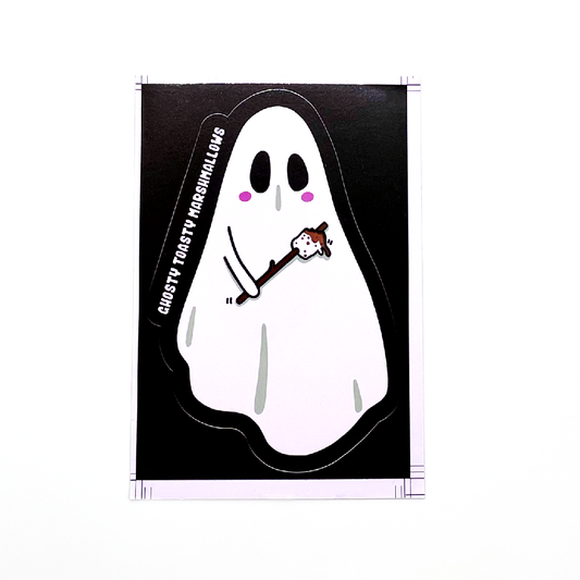 Marshmallow Ghost Decal
