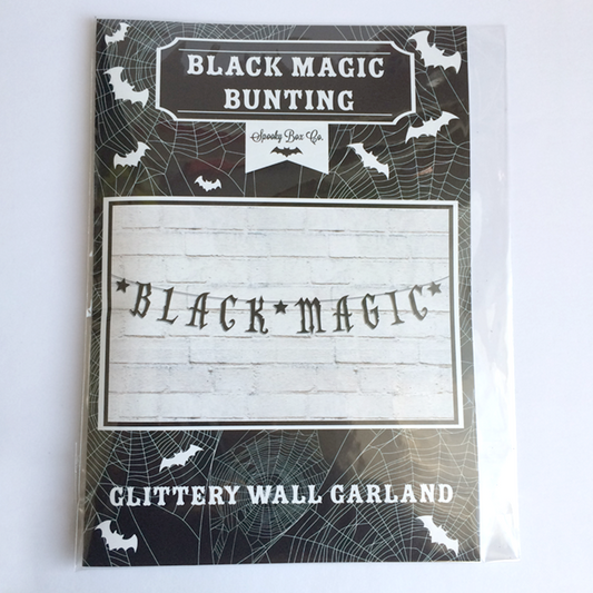 Black Magic Glitter Garland