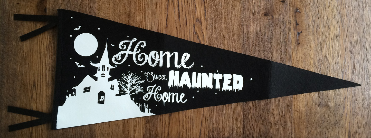 Home Sweet Haunted Home Wall Pennant