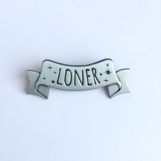 Loner Banner Pin