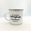 Moth Man Enamel Mug