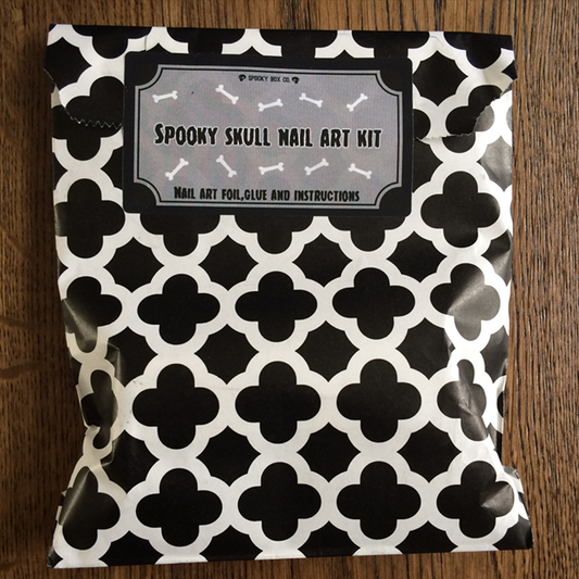 DIY Spooky Skulls Nail Art Kit
