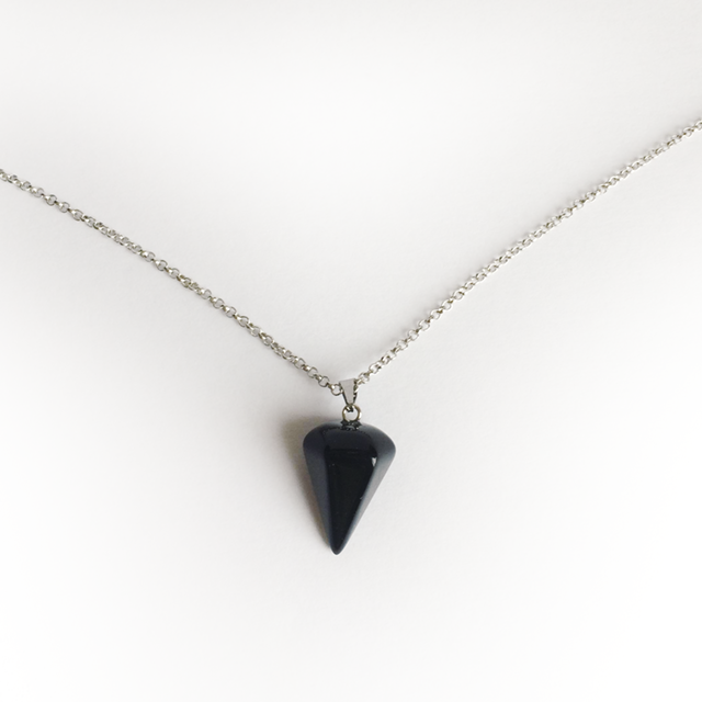 Onyx Pendulum Necklace