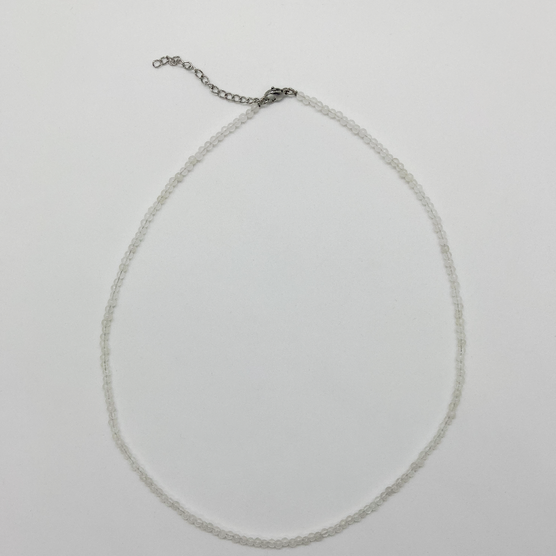 Quartz Crystal Beaded Necklace