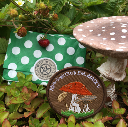 Mycology Club Embroidered Patch