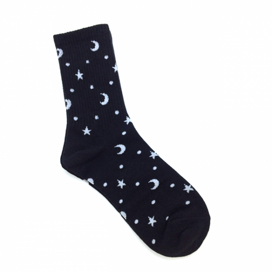 Cosy Moon And Star Socks