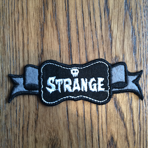 Little Bow Strange Embroidered Patch