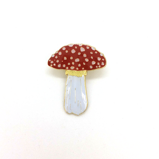 Poisonous Mushroom Pin